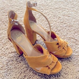 Block heel open toe sandal